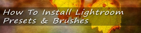 How to Install Lightroom Presets & Brushes
