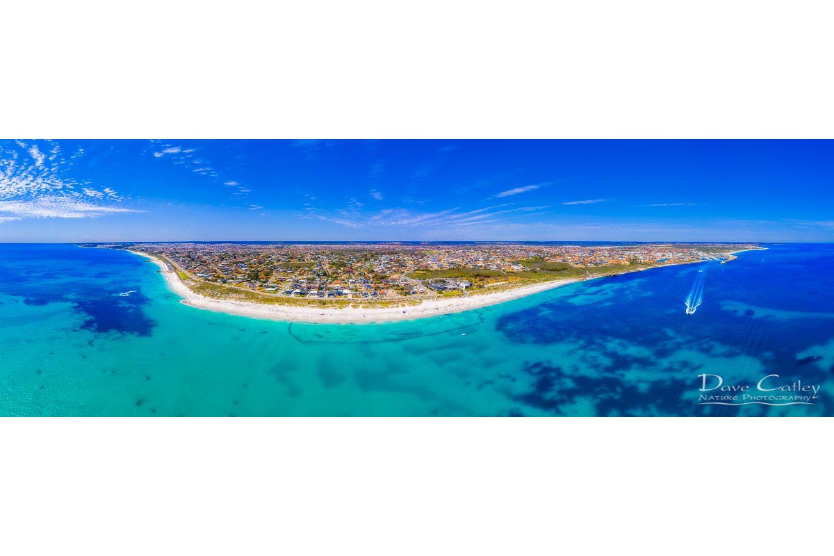Quinns Paradise - Aerial View, Quinns Rocks, Perth, Western Australia, Seascape Print (QCD1.1-V1-PH1)
