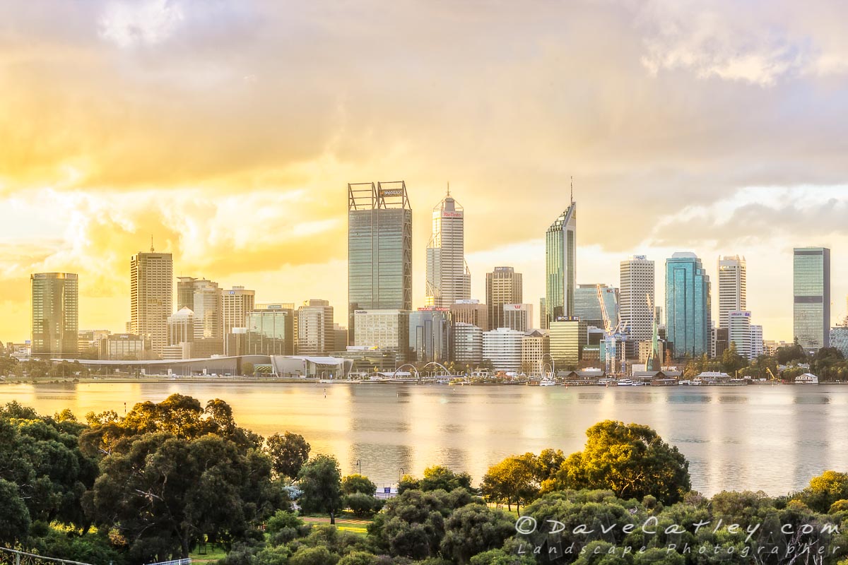 The Ever Changing Colours of the Perth City Skyline – 1