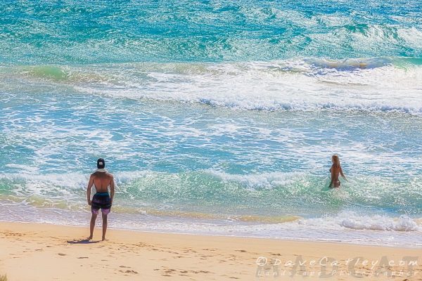 Aussie Beach Couple, Scarborough Beach, Western Australia - Photographic Art