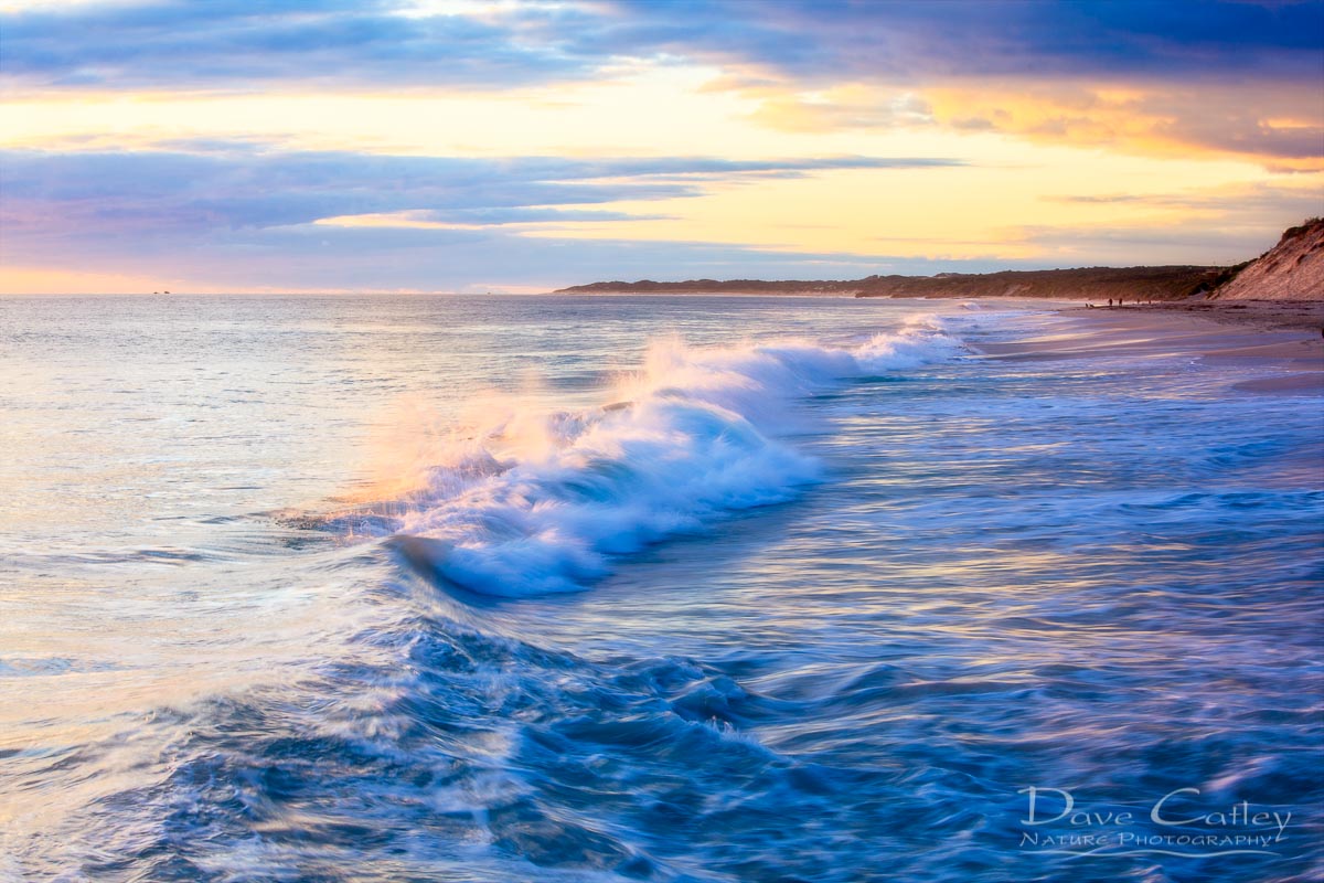 Sunsets & Waves - Quinns Beach, Quinns Rocks, Perth, Western Australia, Seascape Print (QBV1.5-V1-TH1)