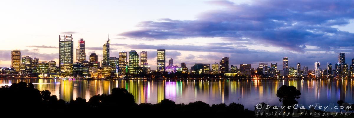 Sleepy City, Perth City Skyline, Western Australia - Photographic Art